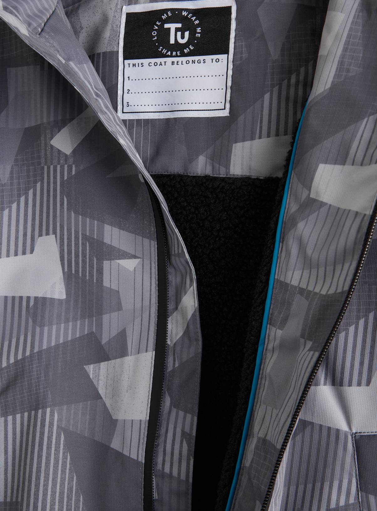 Grey Camo Printed Changing Robe 7-10 years - Image 3